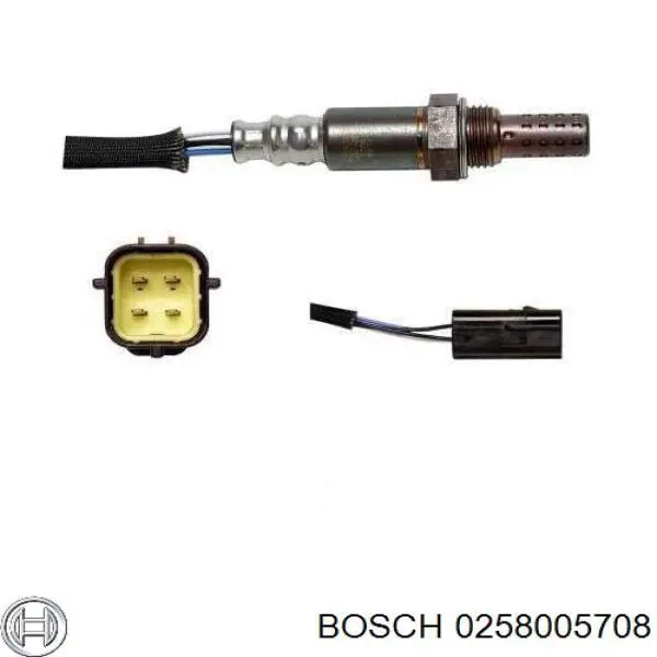 Датчик кислорода до катализатора 0258005708 Bosch