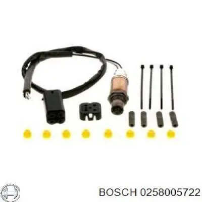 Лямбдазонд, датчик кислорода после катализатора Bosch 0258005722 цена, от 50.18 USD