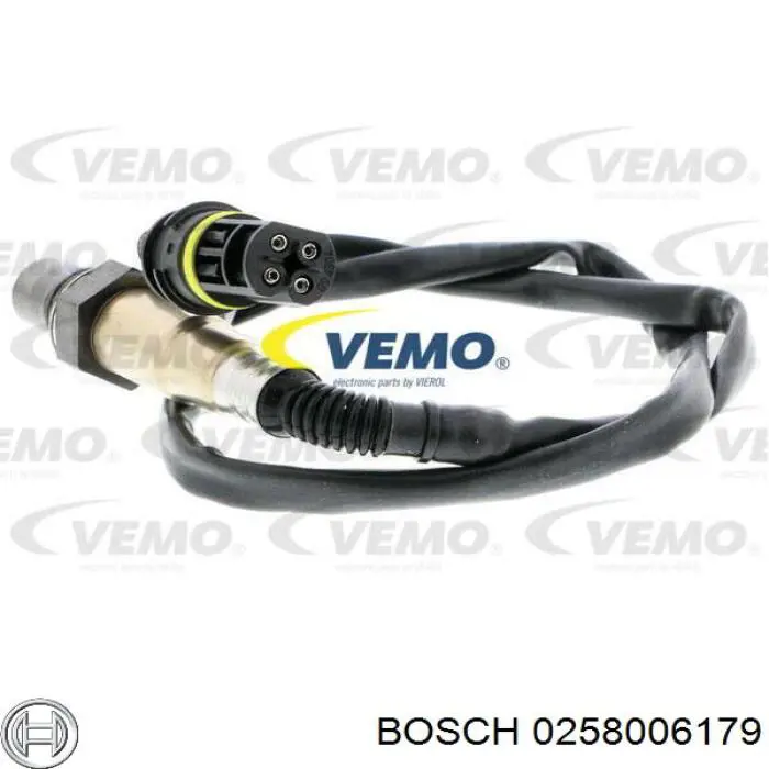 Купить 0258006179 Bosch Лямбда-зонд, датчик кислорода до катализатора левый