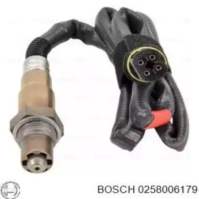 0258006179 Bosch лямбда-зонд, датчик кислорода до катализатора левый