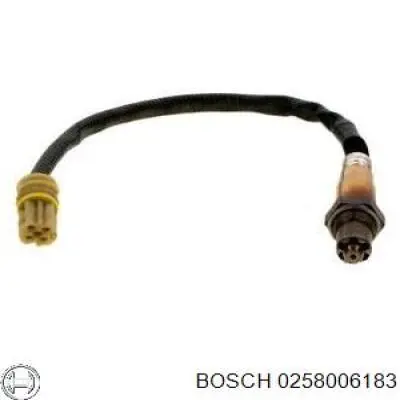Купить 0258006183 Bosch Лямбда-зонд, датчик кислорода после катализатора
