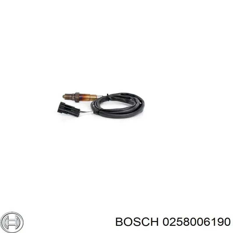 Лямбдазонд, датчик кисню до каталізатора 0258006190 Bosch