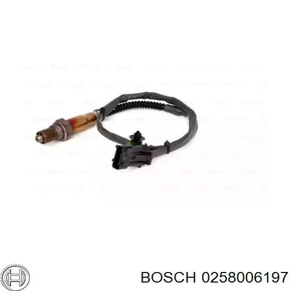 0 258 006 197 Bosch лямбда-зонд, датчик кислорода до катализатора