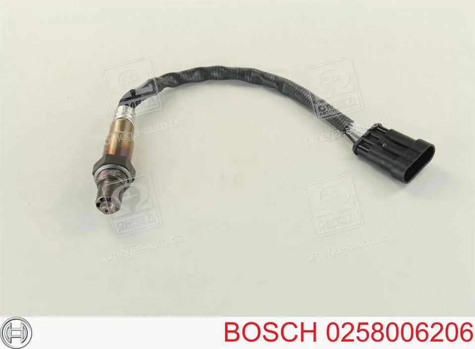 0258006206 Bosch лямбда-зонд, датчик кислорода