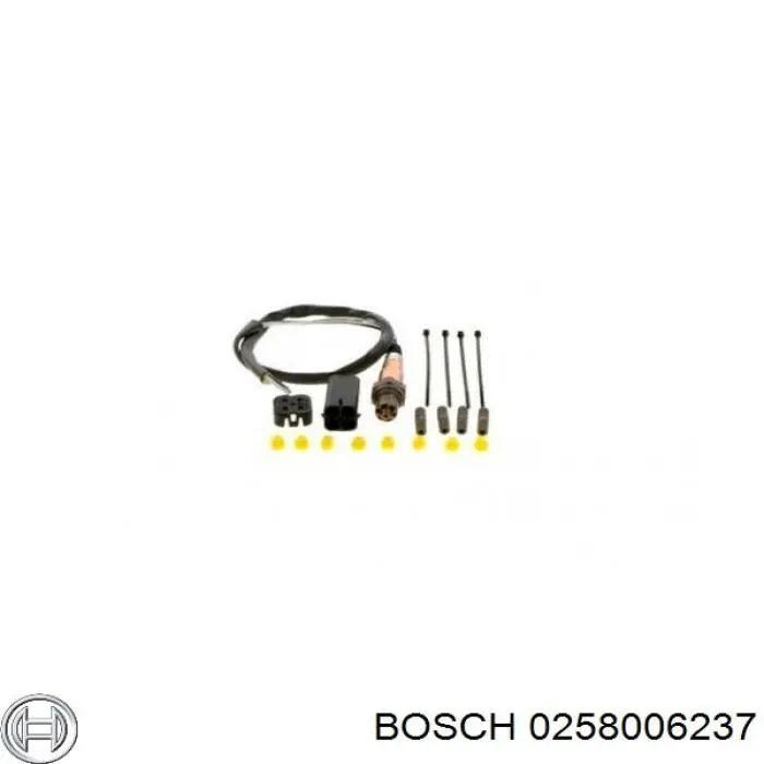 0258006237 Bosch лямбда-зонд, датчик кислорода после катализатора