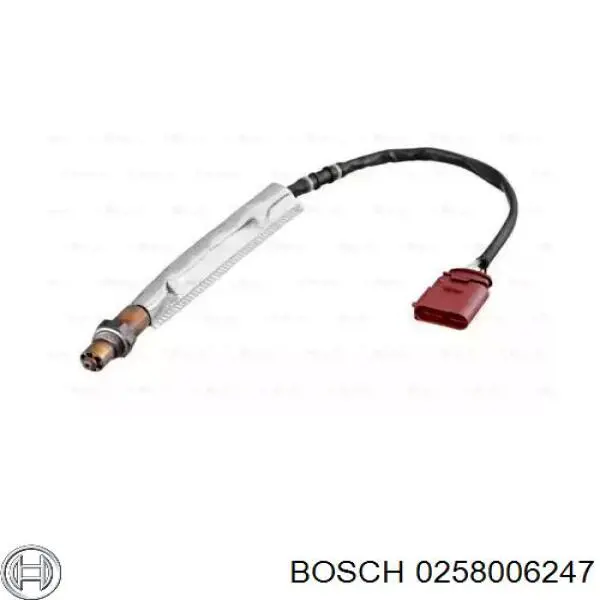 0258006247 Bosch лямбда-зонд, датчик кислорода после катализатора