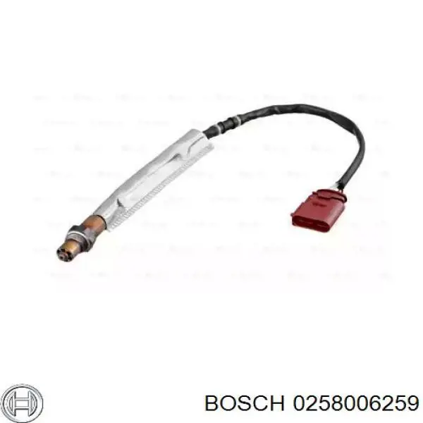 0258006259 Bosch лямбда-зонд, датчик кислорода после катализатора