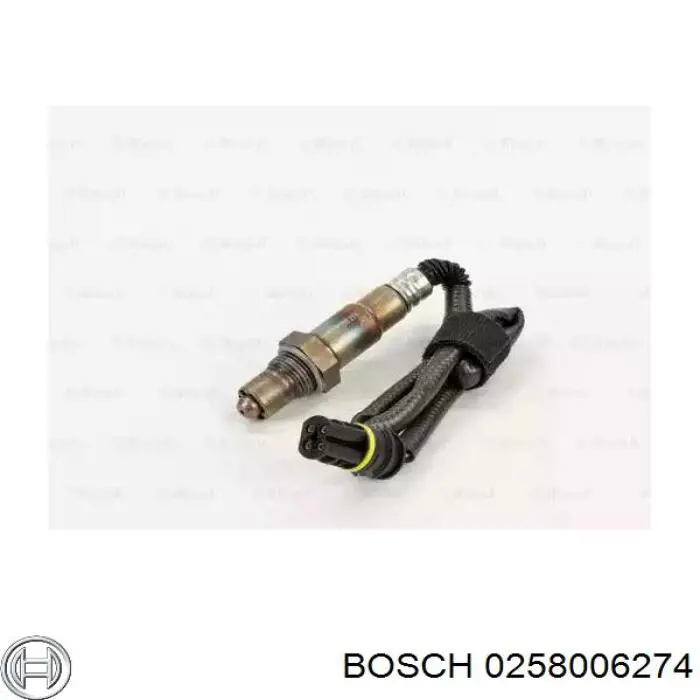Лямбда-зонд, датчик кислорода до катализатора правый Bosch 0258006274