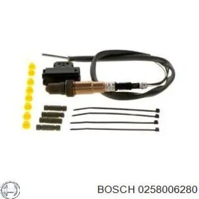 Лямбдазонд, датчик кислорода до катализатора Bosch 0258006280 цена, от 76.19 USD