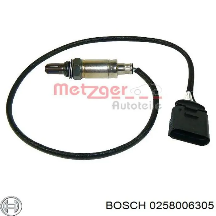 Лямбдазонд, датчик кислорода после катализатора Bosch 0258006305 цена, от 32.90 USD