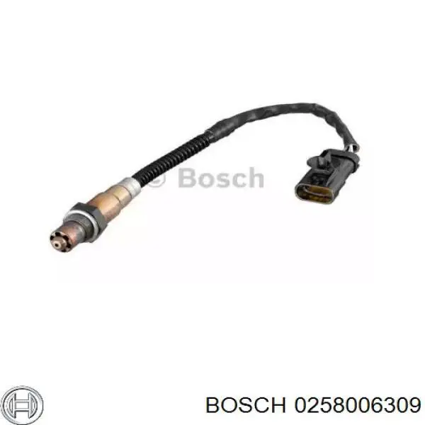 0258006309 Bosch лямбда-зонд, датчик кислорода до катализатора