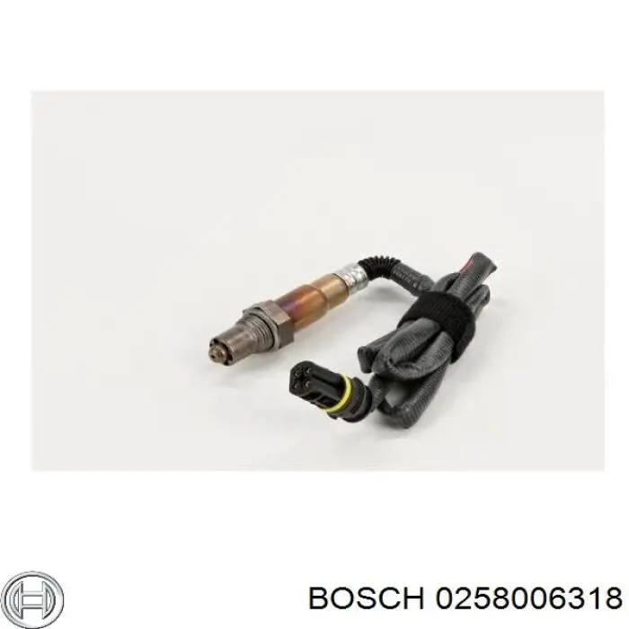 0 258 006 318 Bosch лямбда-зонд, датчик кислорода до катализатора левый