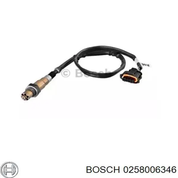 0258006346 Bosch лямбда-зонд, датчик кислорода до катализатора