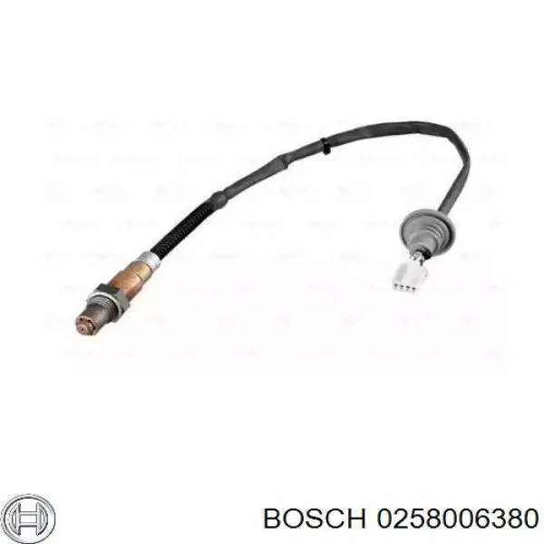 0258006380 Bosch лямбда-зонд, датчик кислорода после катализатора