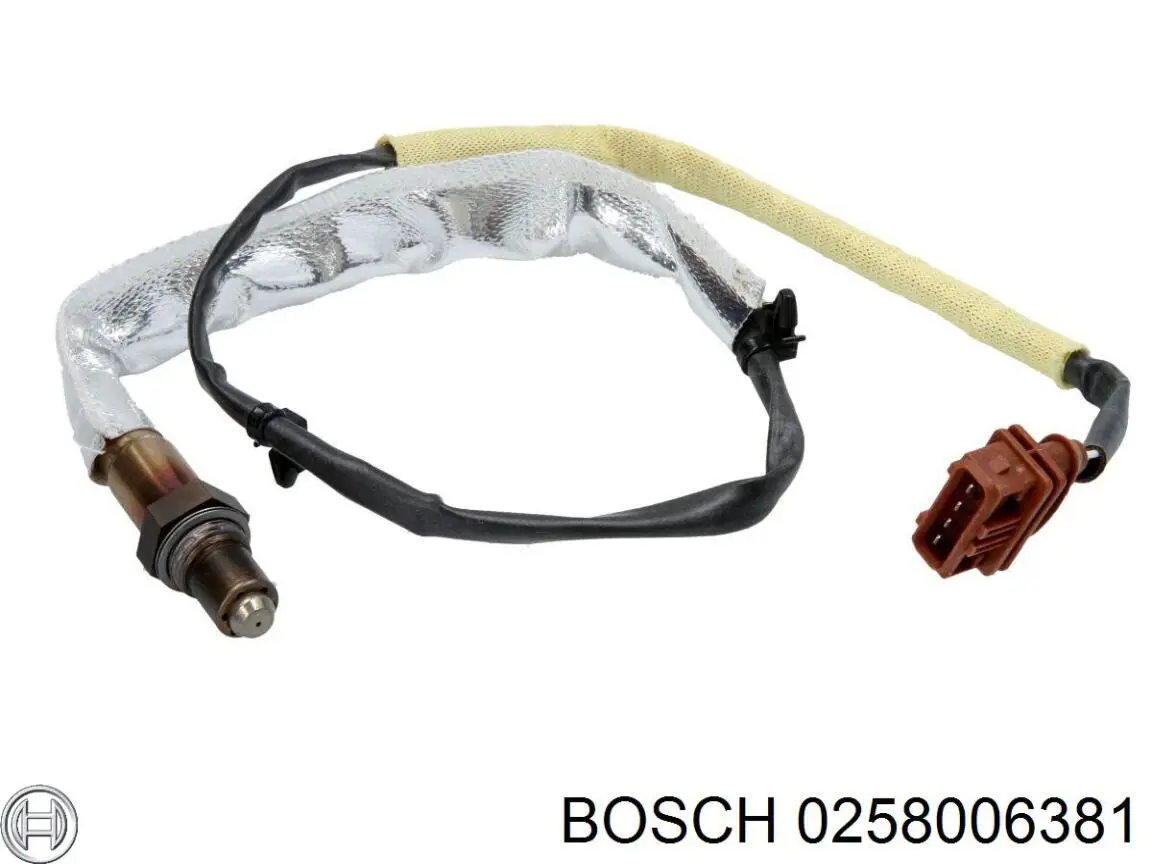 0258006381 Bosch лямбда-зонд, датчик кислорода после катализатора