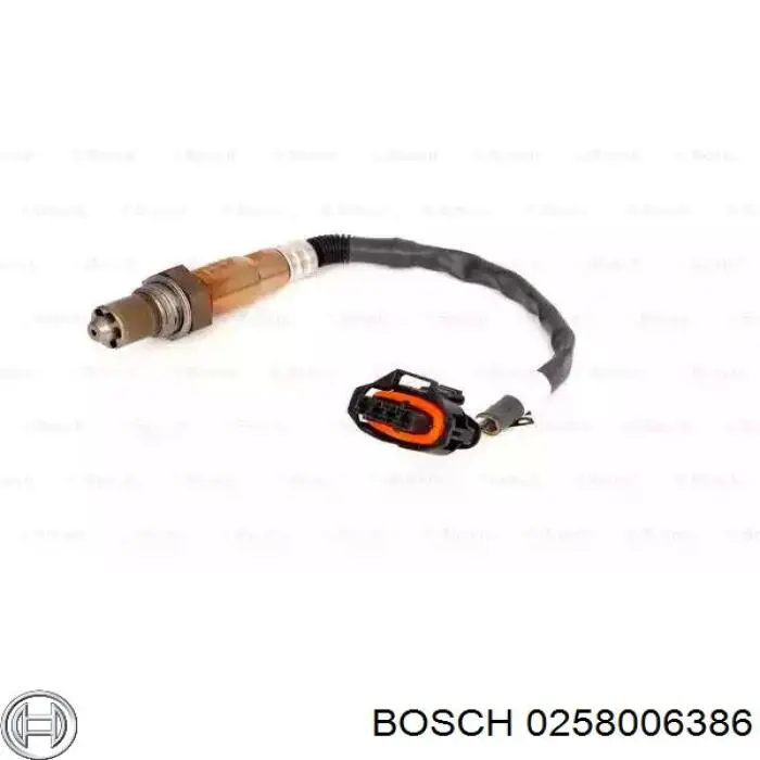 0 258 006 386 Bosch лямбда-зонд, датчик кислорода после катализатора