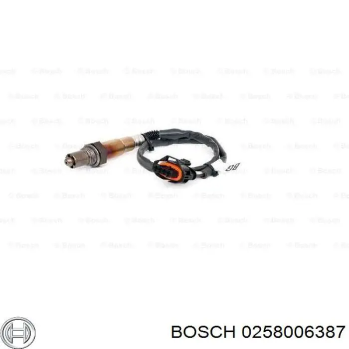0 258 006 387 Bosch лямбда-зонд, датчик кислорода до катализатора