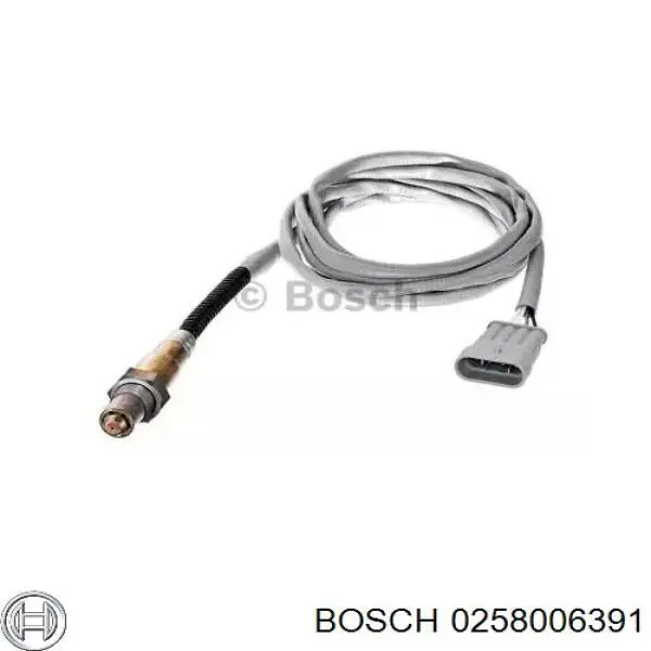 0 258 006 391 Bosch лямбда-зонд, датчик кислорода после катализатора правый