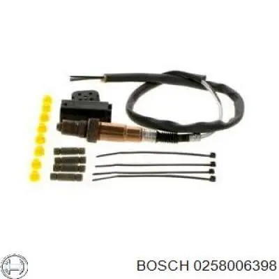 Купить 0258006398 Bosch Лямбда-зонд, датчик кислорода после катализатора