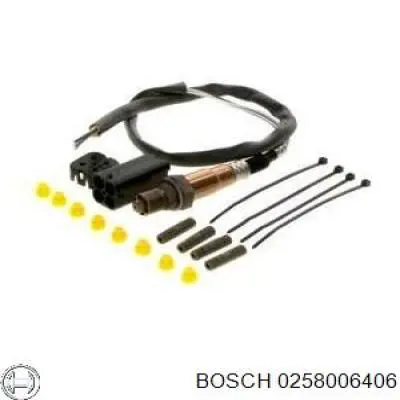 Лямбдазонд, датчик кислорода до катализатора Bosch 0258006406 цена, от 42.43 USD