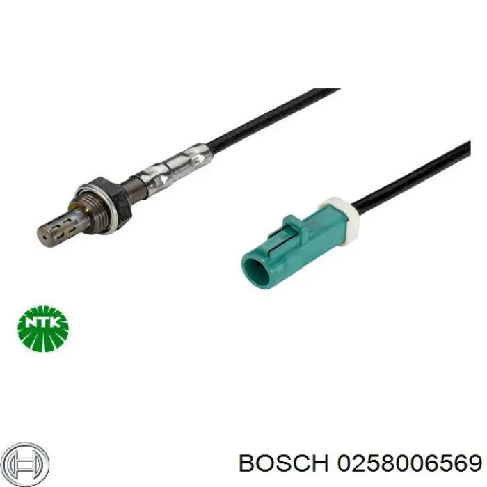 0258006569 Bosch лямбда-зонд, датчик кислорода после катализатора