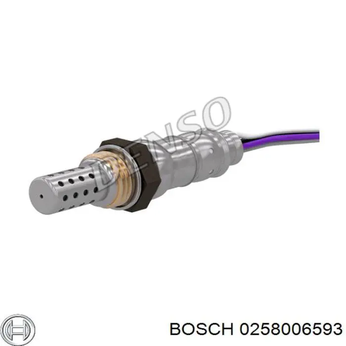 Лямбдазонд, датчик кислорода после катализатора Bosch 0258006593 цена, от 19.00 USD