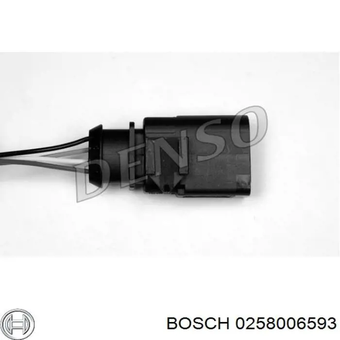 Купить 0258006593 Bosch Лямбда-зонд, датчик кислорода после катализатора