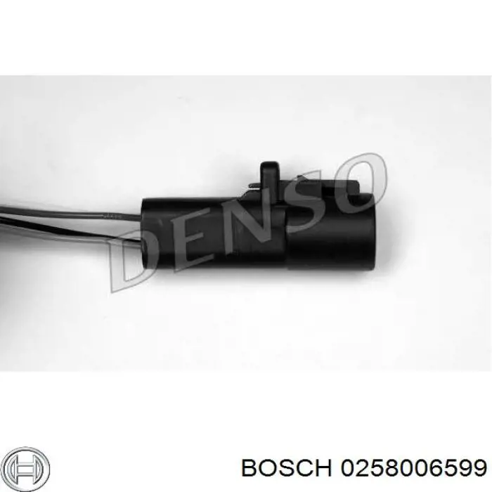 Купить 0258006599 Bosch Лямбда-зонд, датчик кислорода после катализатора