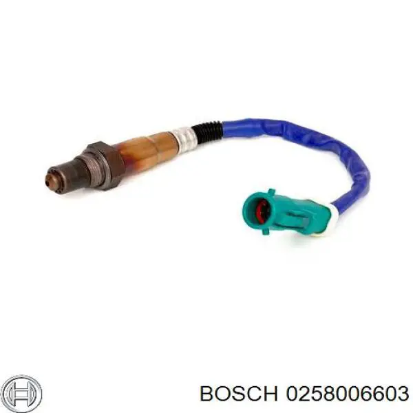 Sonda Lambda, Sensor de oxígeno antes del catalizador izquierdo 0258006603 Bosch