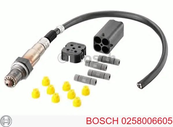 0258006605 Bosch лямбда-зонд, датчик кислорода после катализатора