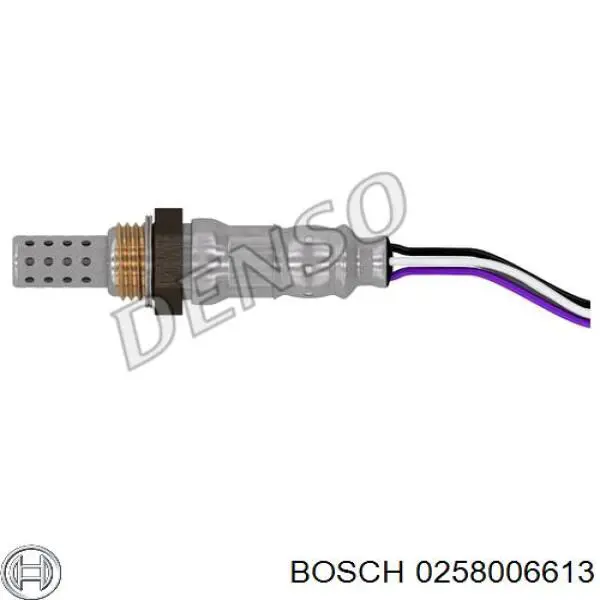 Лямбдазонд, датчик кислорода после катализатора Bosch 0258006613 цена, от 19.00 USD