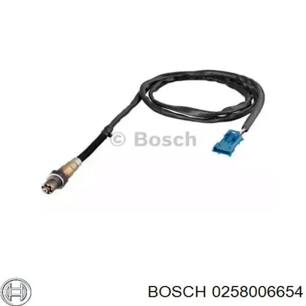 0 258 006 654 Bosch лямбда-зонд, датчик кислорода до катализатора