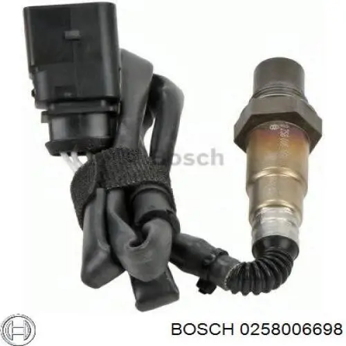 0258006698 Bosch лямбда-зонд, датчик кислорода после катализатора правый