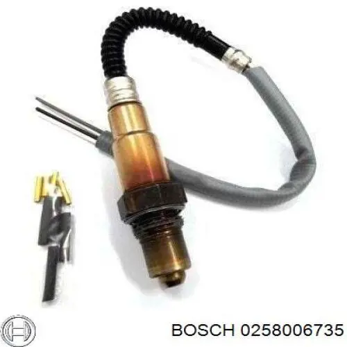 Sonda Lambda Sensor De Oxigeno Post Catalizador 0258006735 Bosch