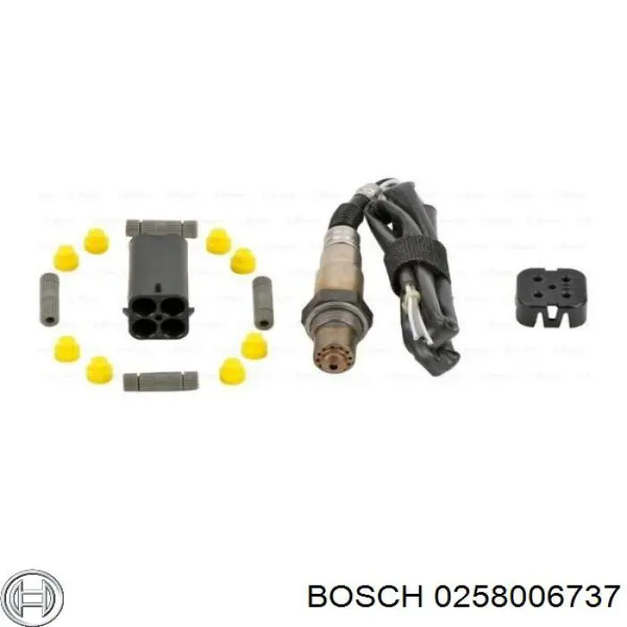 Sonda Lambda Sensor De Oxigeno Post Catalizador 0258006737 Bosch