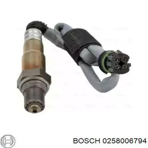 Sonda Lambda, Sensor de oxígeno despues del catalizador izquierdo 0258006794 Bosch