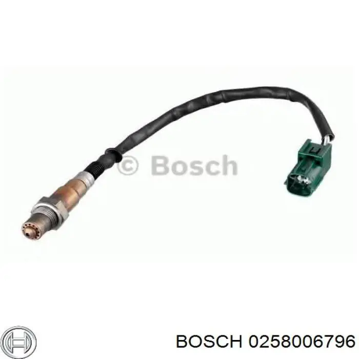 0258006796 Bosch лямбда-зонд, датчик кислорода после катализатора