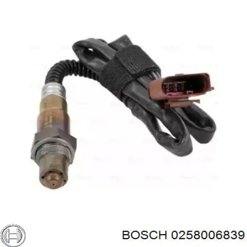 0258006839 Bosch лямбда-зонд, датчик кислорода до катализатора
