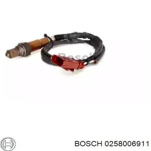 0258006911 Bosch sonda lambda, sensor de oxigênio até o catalisador