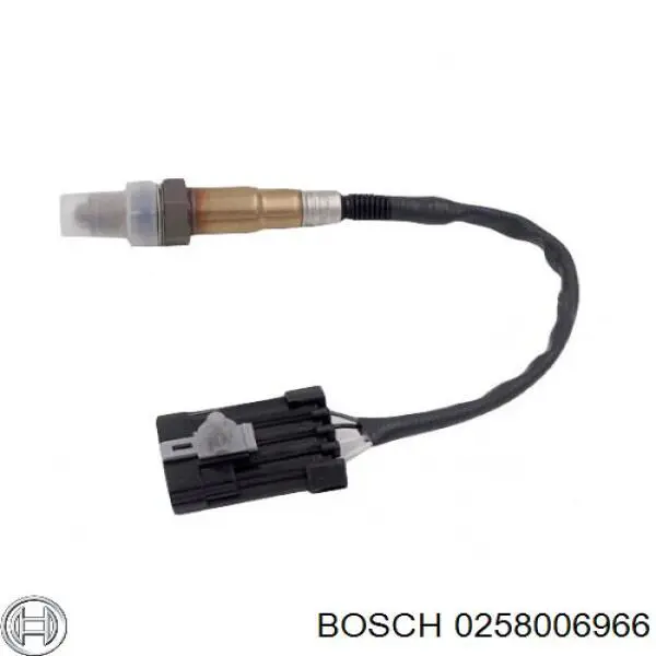 0258006966 Bosch лямбда-зонд, датчик кислорода до катализатора