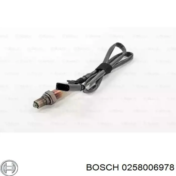 0258006978 Bosch лямбда-зонд, датчик кислорода после катализатора левый
