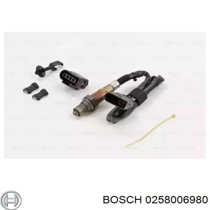 0 258 006 980 Bosch лямбда-зонд, датчик кислорода после катализатора