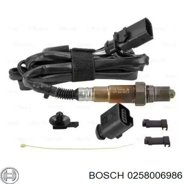 0258006986 Bosch лямбда-зонд, датчик кислорода после катализатора правый