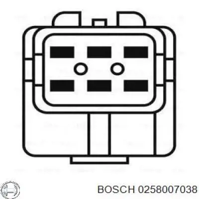 Лямбда-зонд 0258007038 Bosch