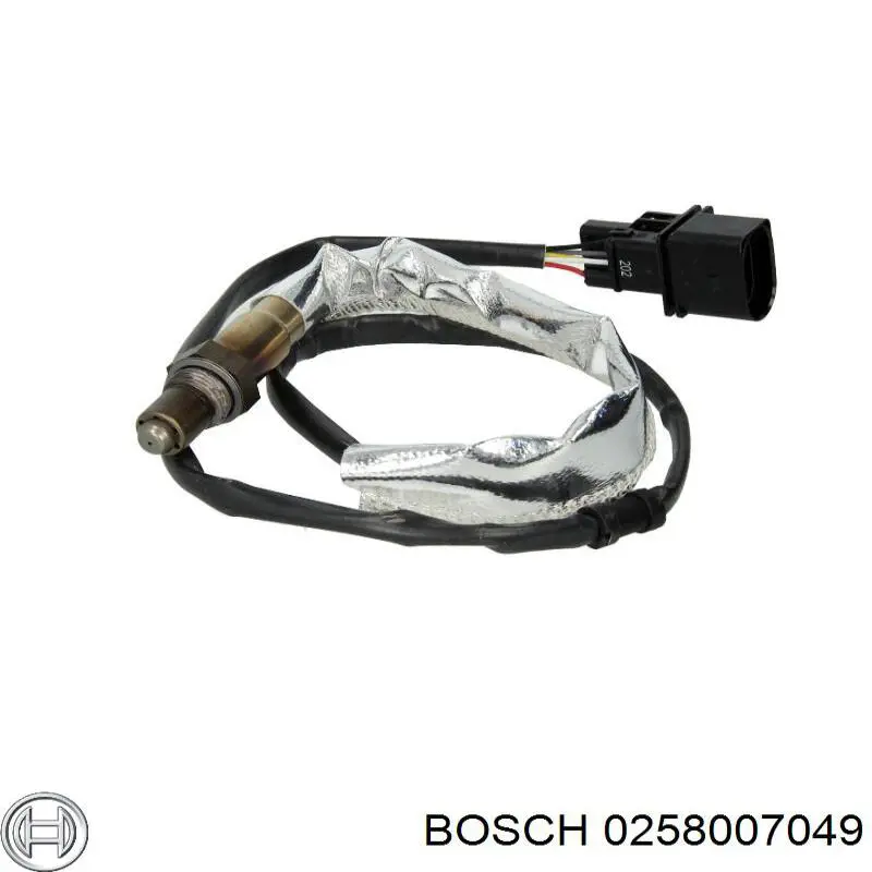 0 258 007 049 Bosch лямбда-зонд, датчик кислорода до катализатора