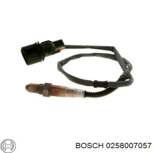 Sonda Lambda Sensor De Oxigeno Para Catalizador 0258007057 Bosch