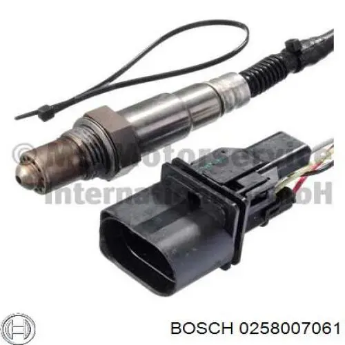 Sonda Lambda Sensor De Oxigeno Para Catalizador 0258007061 Bosch