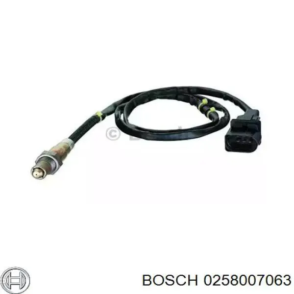 Sonda Lambda Sensor De Oxigeno Para Catalizador 0258007063 Bosch
