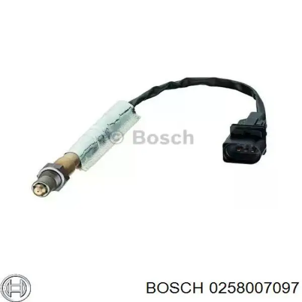 0258007097 Bosch лямбда-зонд, датчик кислорода до катализатора