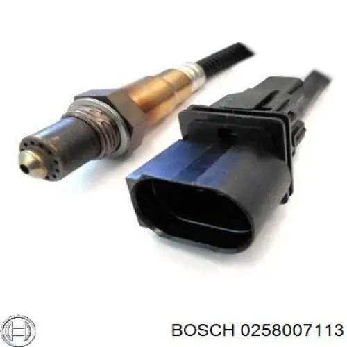 0258007113 Bosch Лямбда-зонд, датчик кислорода до катализатора